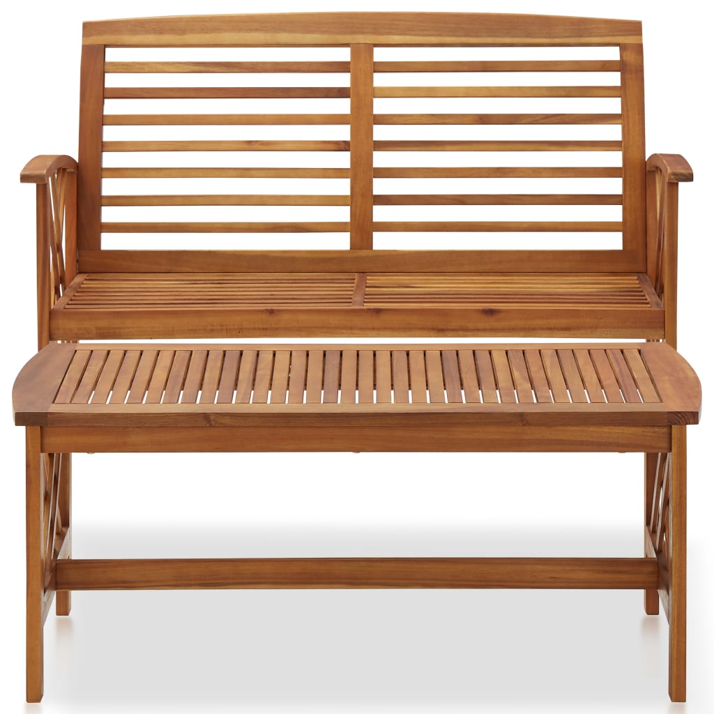 2 Piece Garden Lounge Set Solid Acacia Wood