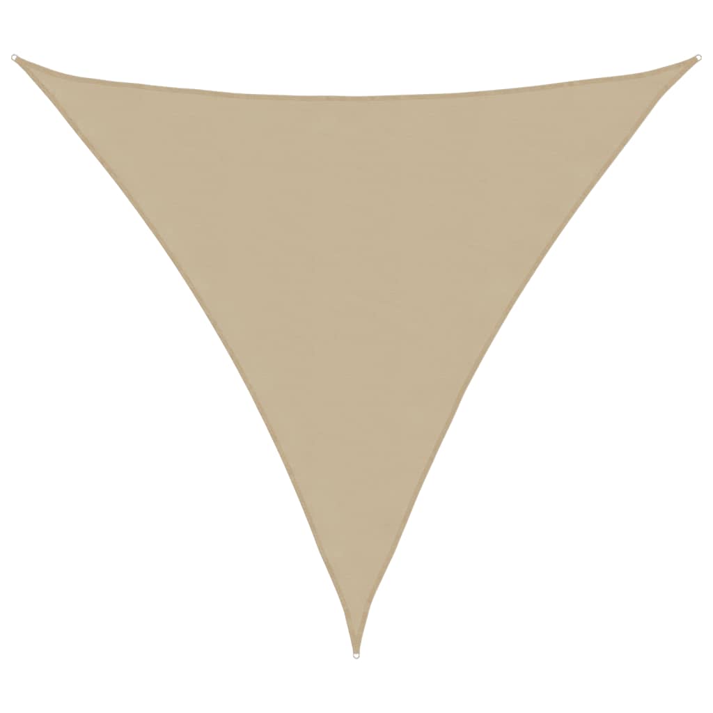 Sunshade Sail Oxford Fabric Triangular 4x4x4 m Beige