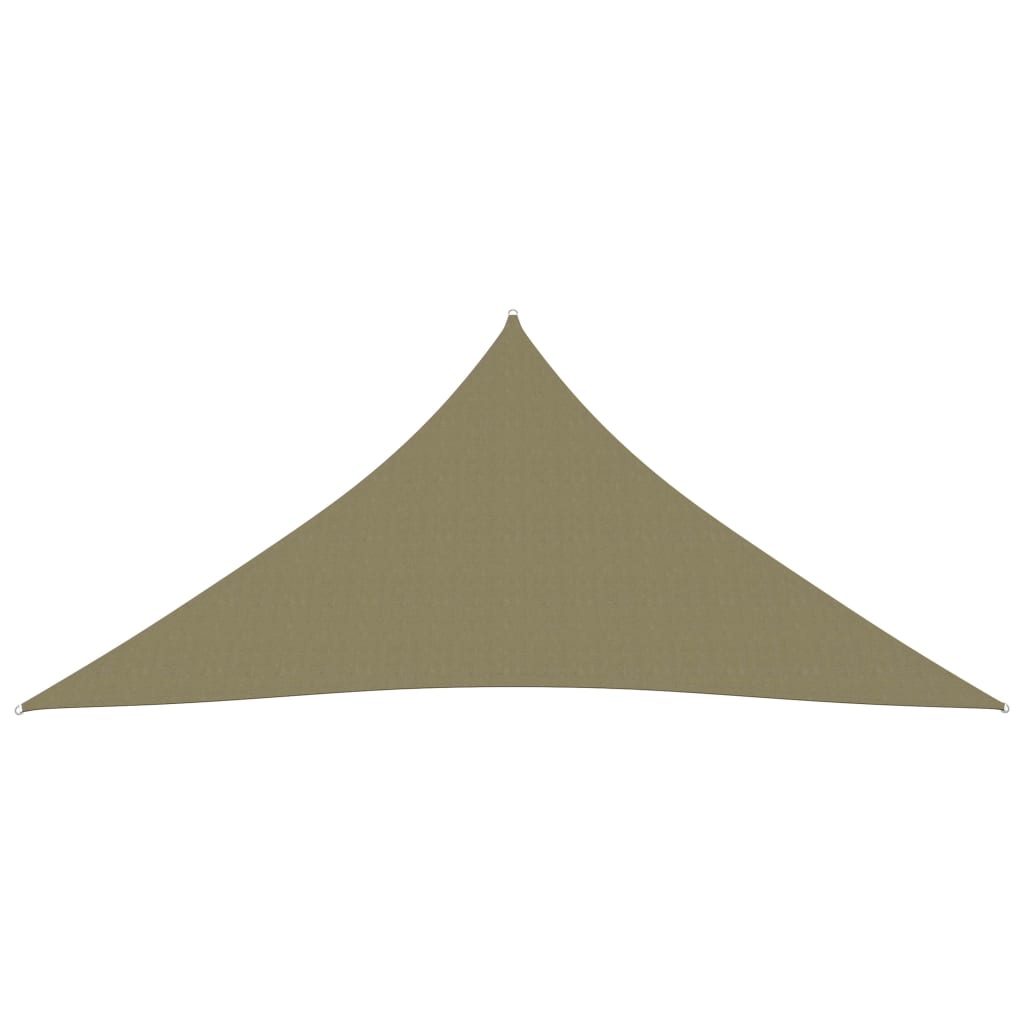 Sunshade Sail Oxford Fabric Triangular 4.5x4.5x4.5 m Beige