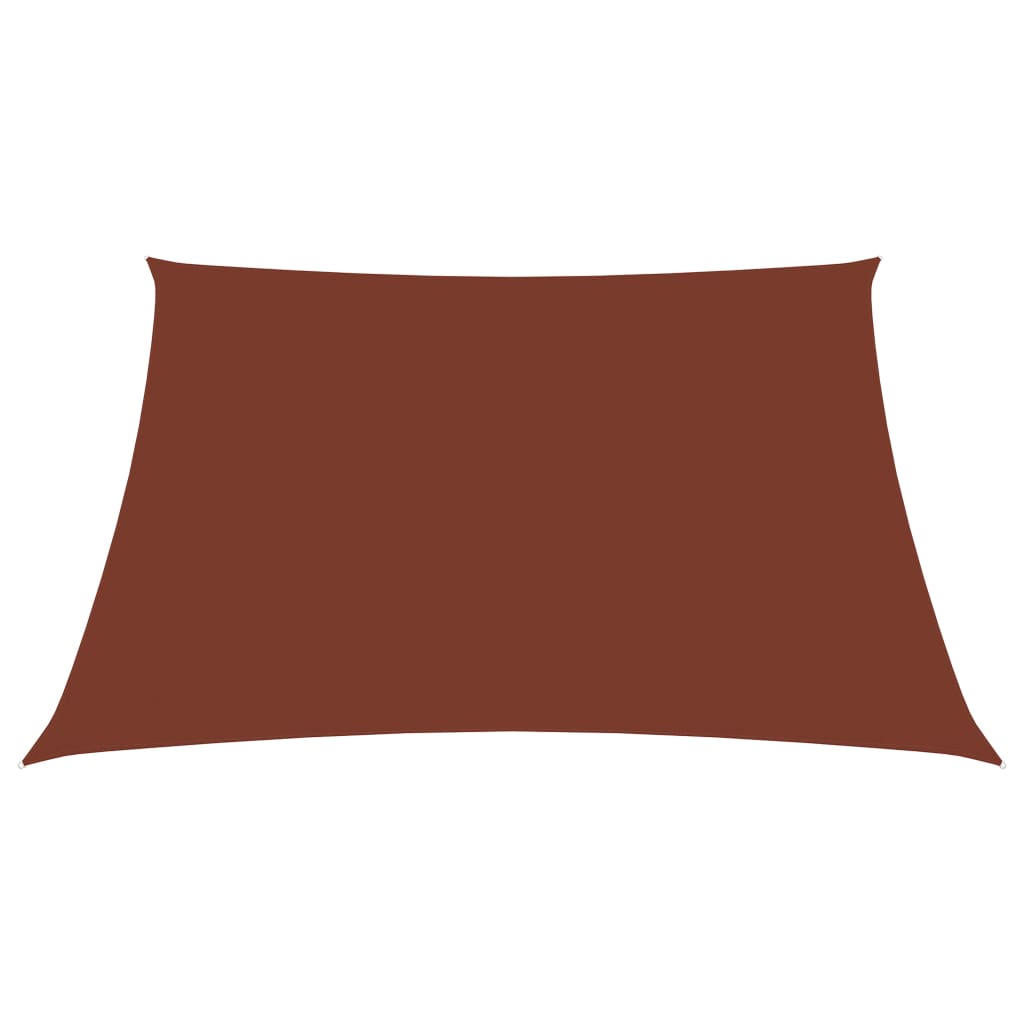 Sunshade Sail Oxford Fabric Square 4x4 m Terracotta