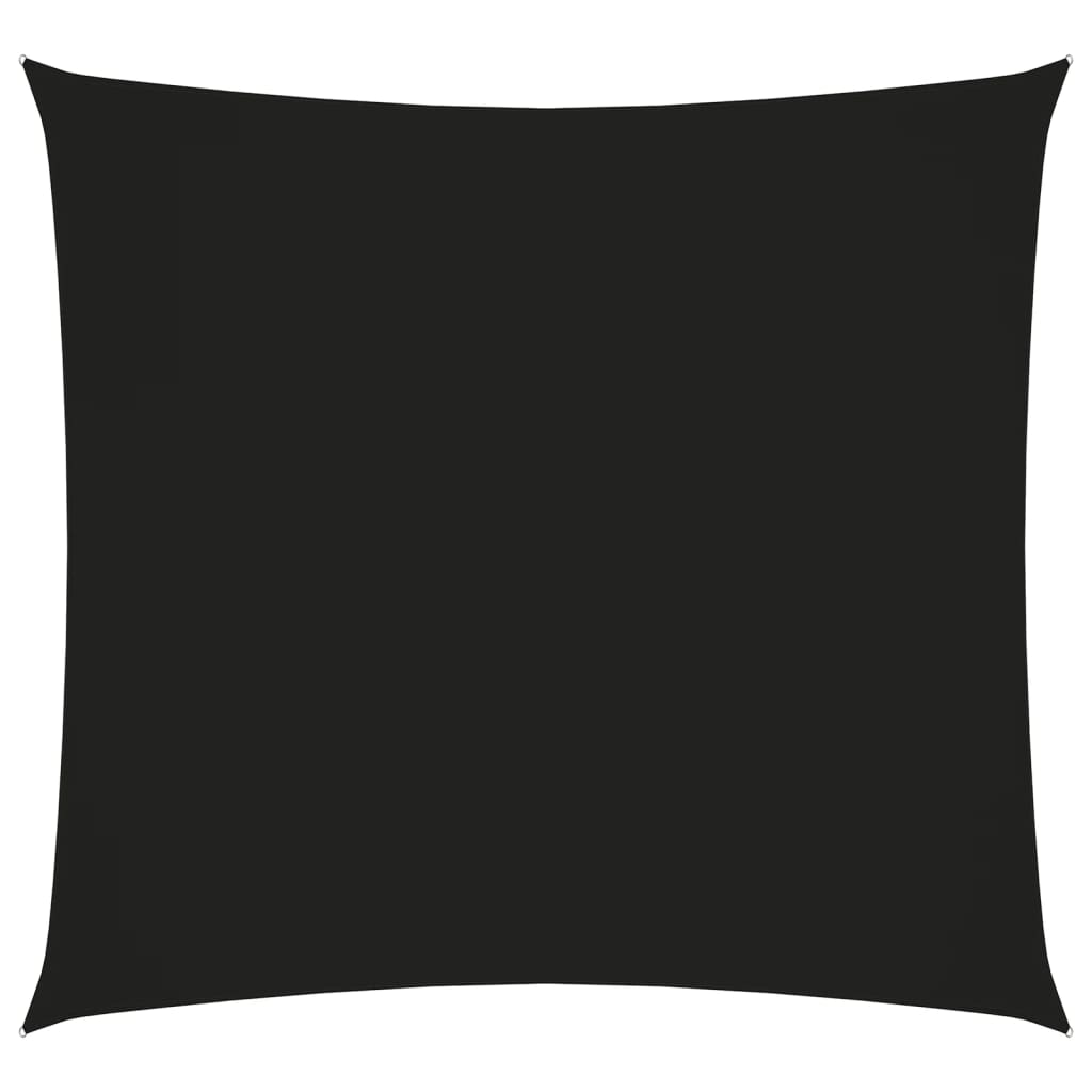 Sunshade Sail Oxford Fabric Square 3.6x3.6 m Black