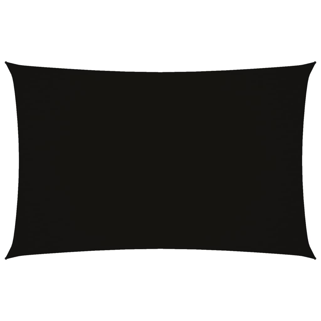 Sunshade Sail Oxford Fabric Rectangular 2x4.5 m Black