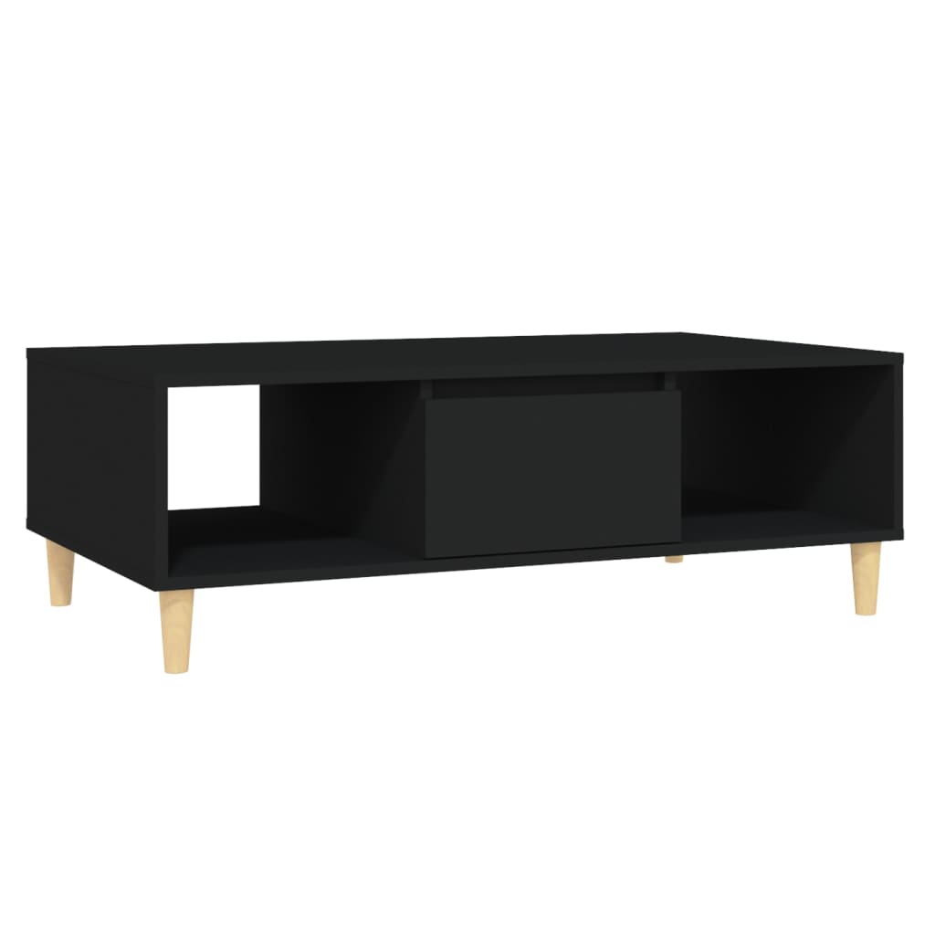 Coffee Table Black 103.5x60x35 cm Engineered Wood