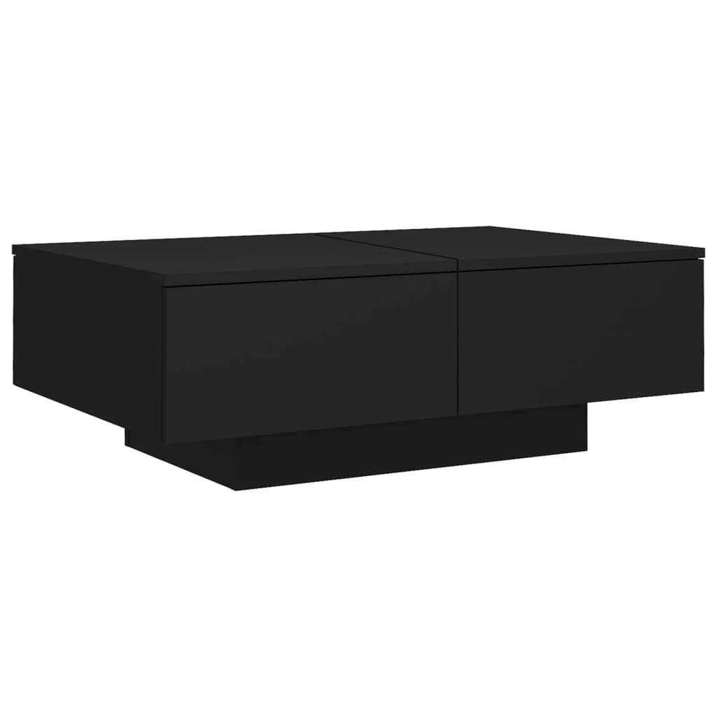 Coffee Table Black 90x60x31 cm Engineered Wood