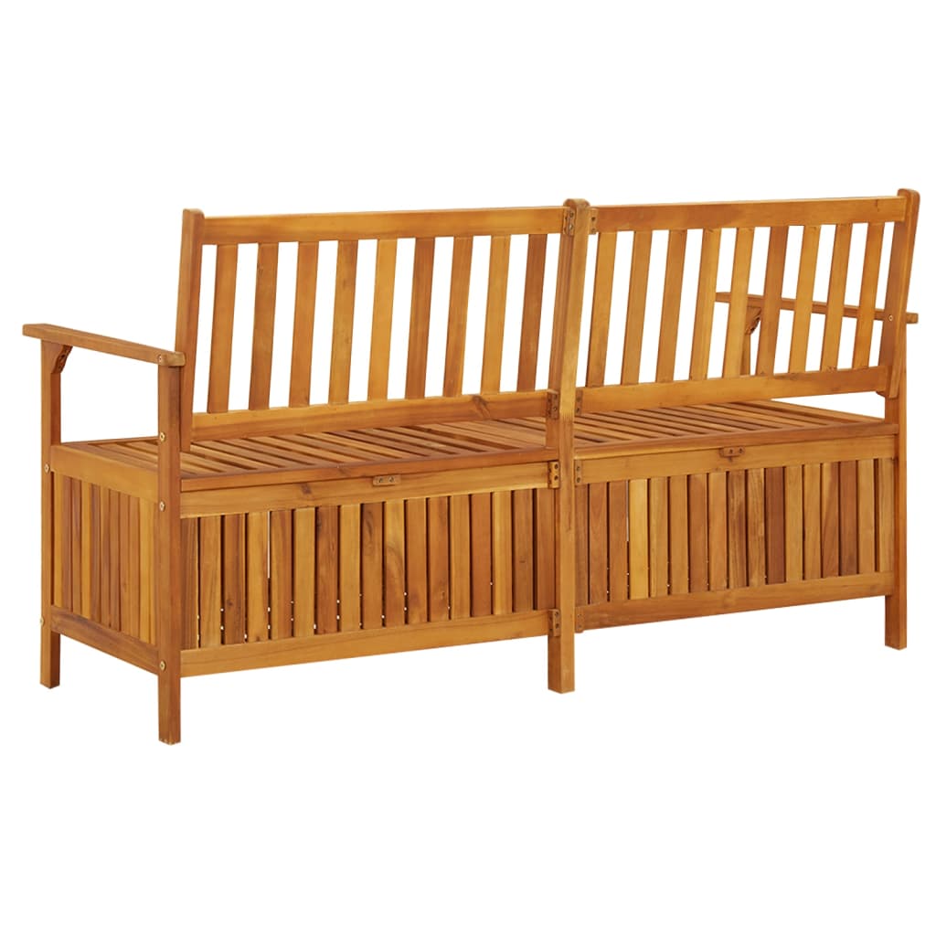 Storage Bench 148 cm Solid Wood Acacia