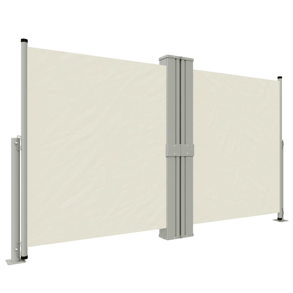 Retractable Side Awning Cream 140x1200 cm