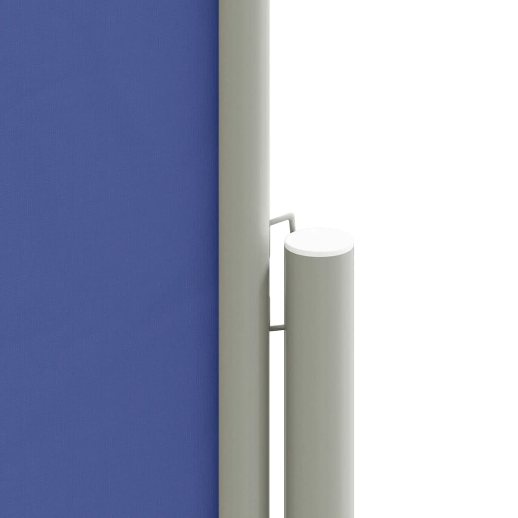 Retractable Side Awning Blue 140x1200 cm