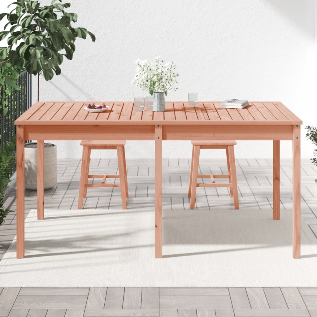 Garden Table 159.5x82.5x76 cm Solid Wood Douglas