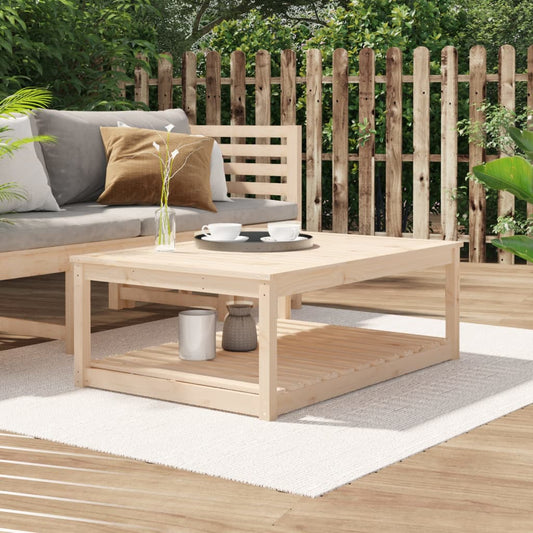 Garden Table 121x82.5x45 cm Solid Wood Pine