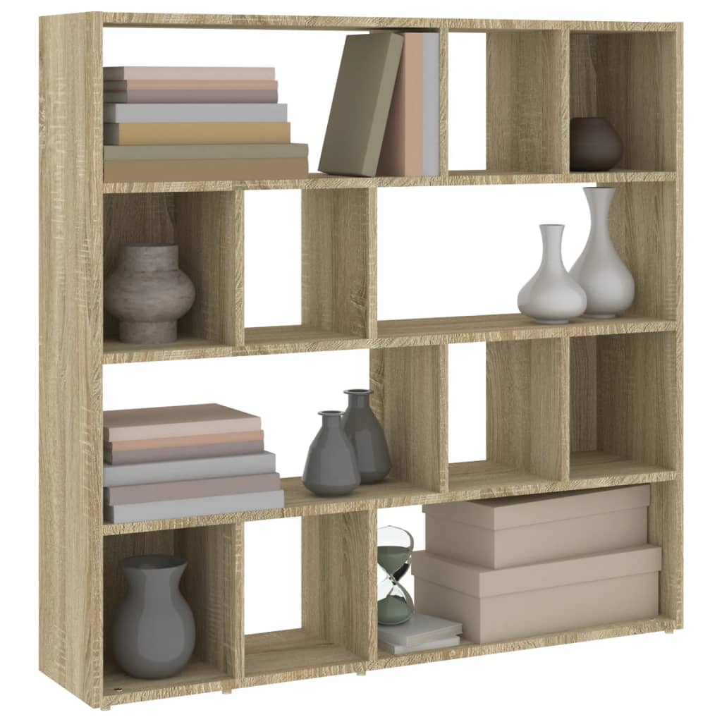Book Cabinet/Room Divider Sonoma Oak 105x24x102 cm