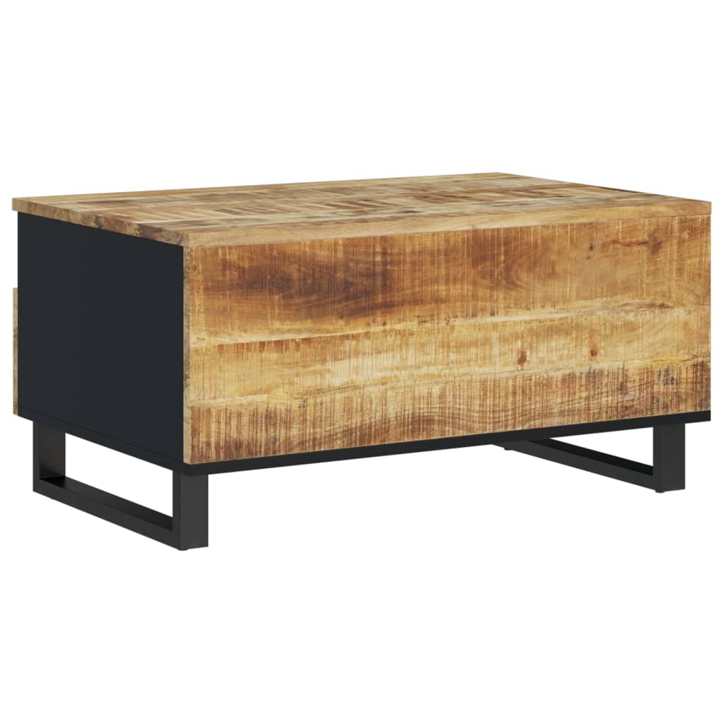 Coffee Table 80x54x40 cm Solid Wood Mango&Engineered Wood