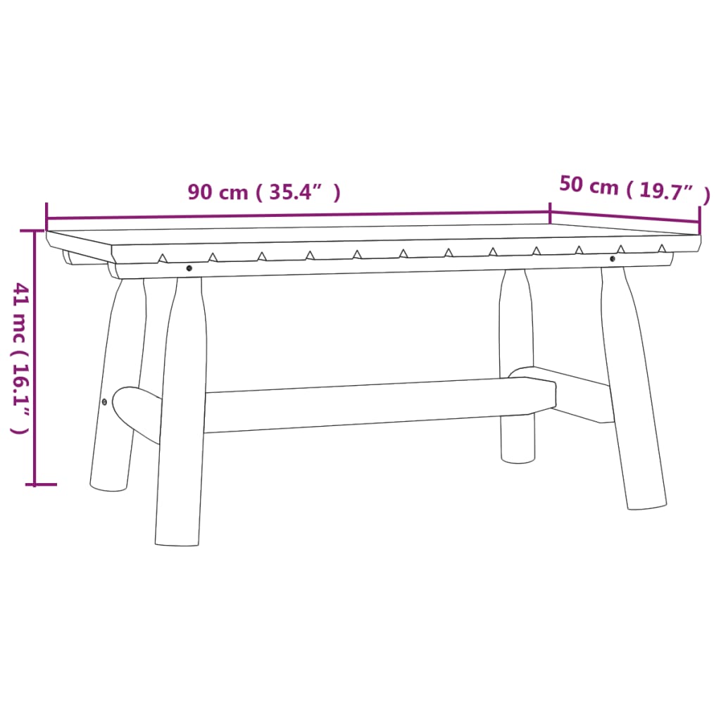 4 Piece Garden Lounge Set Solid Wood Spruce