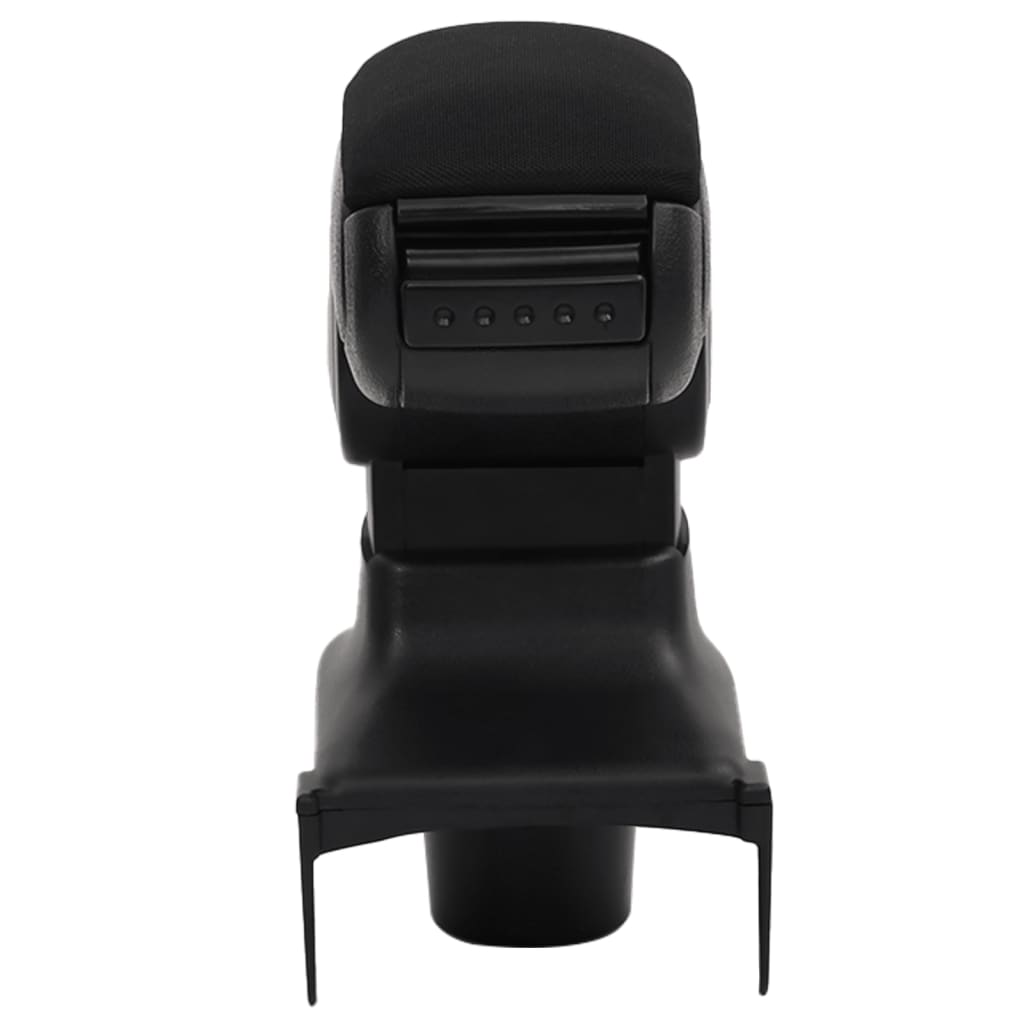 Car Armrest Black 15x35x(30-47) cm ABS