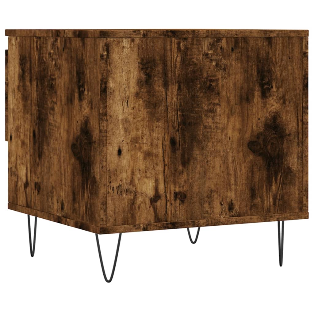 Coffee Table Smoked Oak 50x46x50 cm Engineered Wood