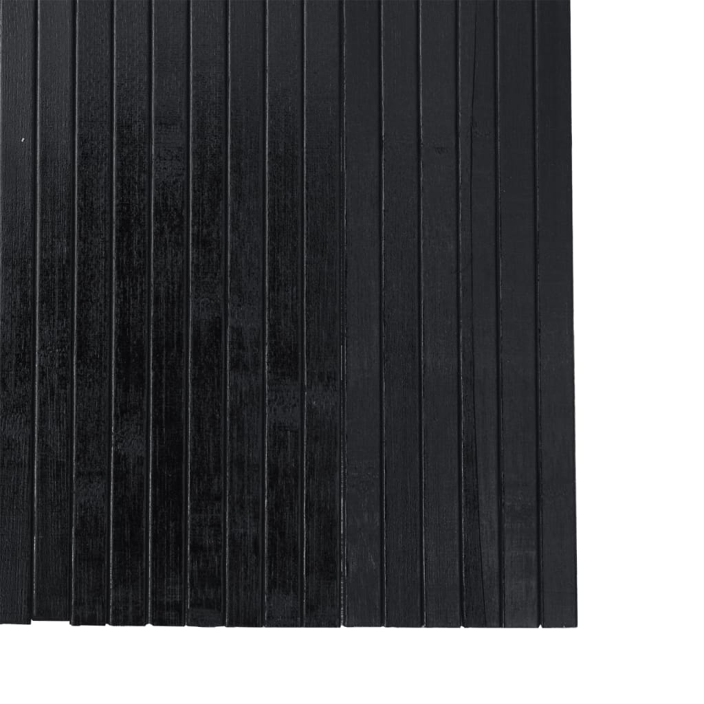 Room Divider Black 165x600 cm Bamboo
