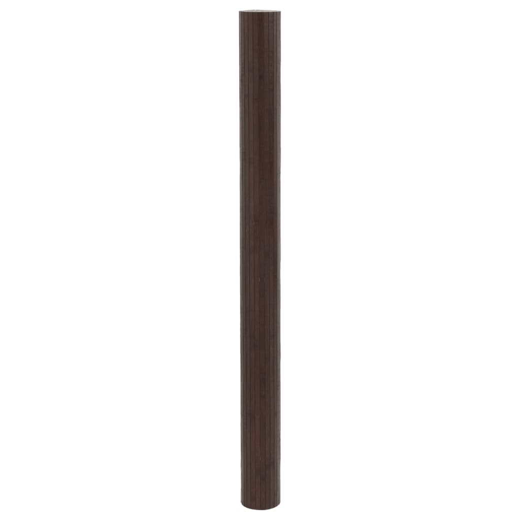 Room Divider Dark Brown 165x800 cm Bamboo