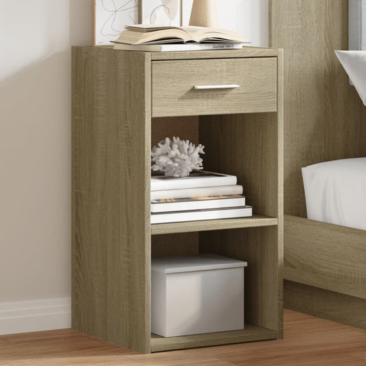 Bedside Cabinet Sonoma Oak 35x34x65 cm Engineered Wood