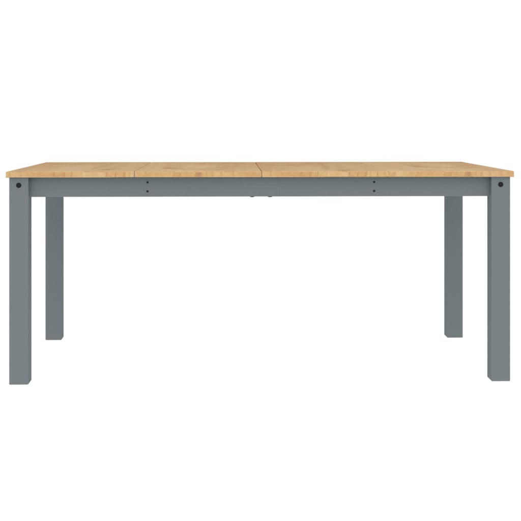 Dining Table Panama Grey 180x90x75 cm Solid Wood Pine