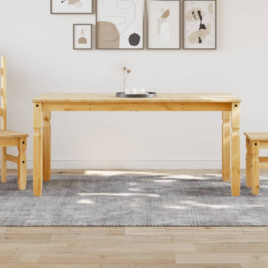 Dining Table Corona 160x80x75 cm Solid Wood Pine