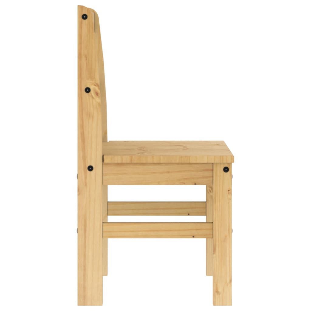 Dining Chairs 2 pcs Panama 40x46x90 cm Solid Wood Pine