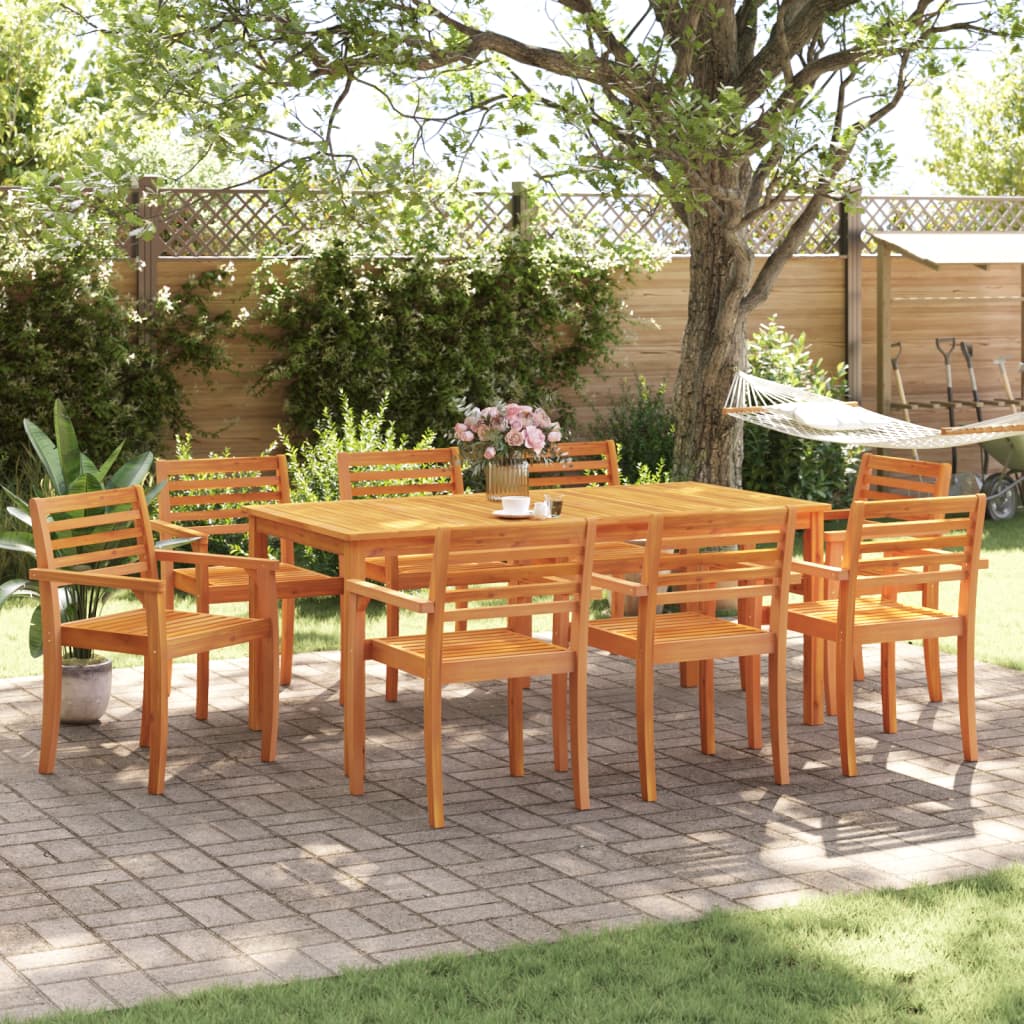 Garden Chairs 8 pcs 59x55x85 cm Solid Wood Acacia