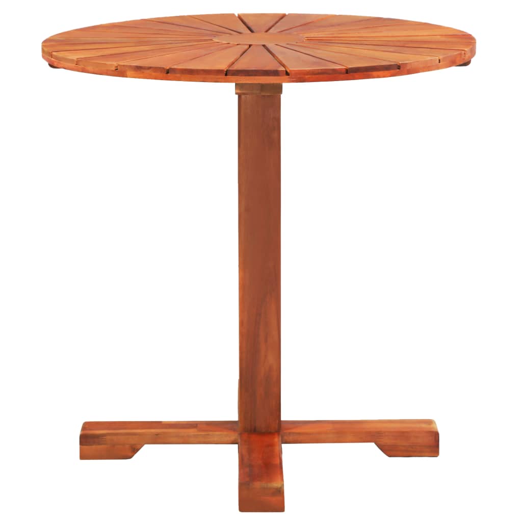 Bistro Table 70x70 cm Solid Acacia Wood