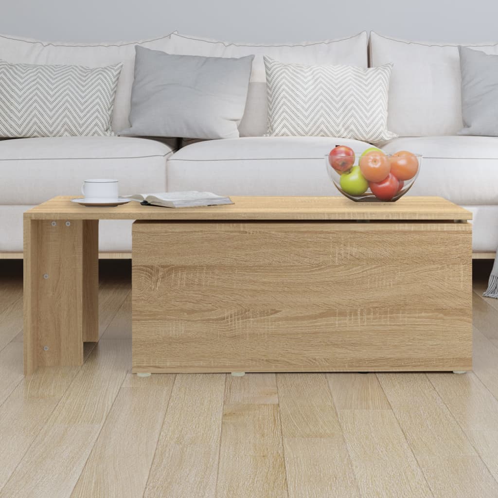 Coffee Table Sonoma Oak 150x50x35 cm Engineered Wood