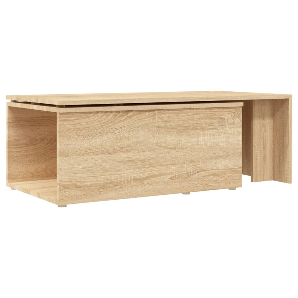 Coffee Table Sonoma Oak 150x50x35 cm Engineered Wood