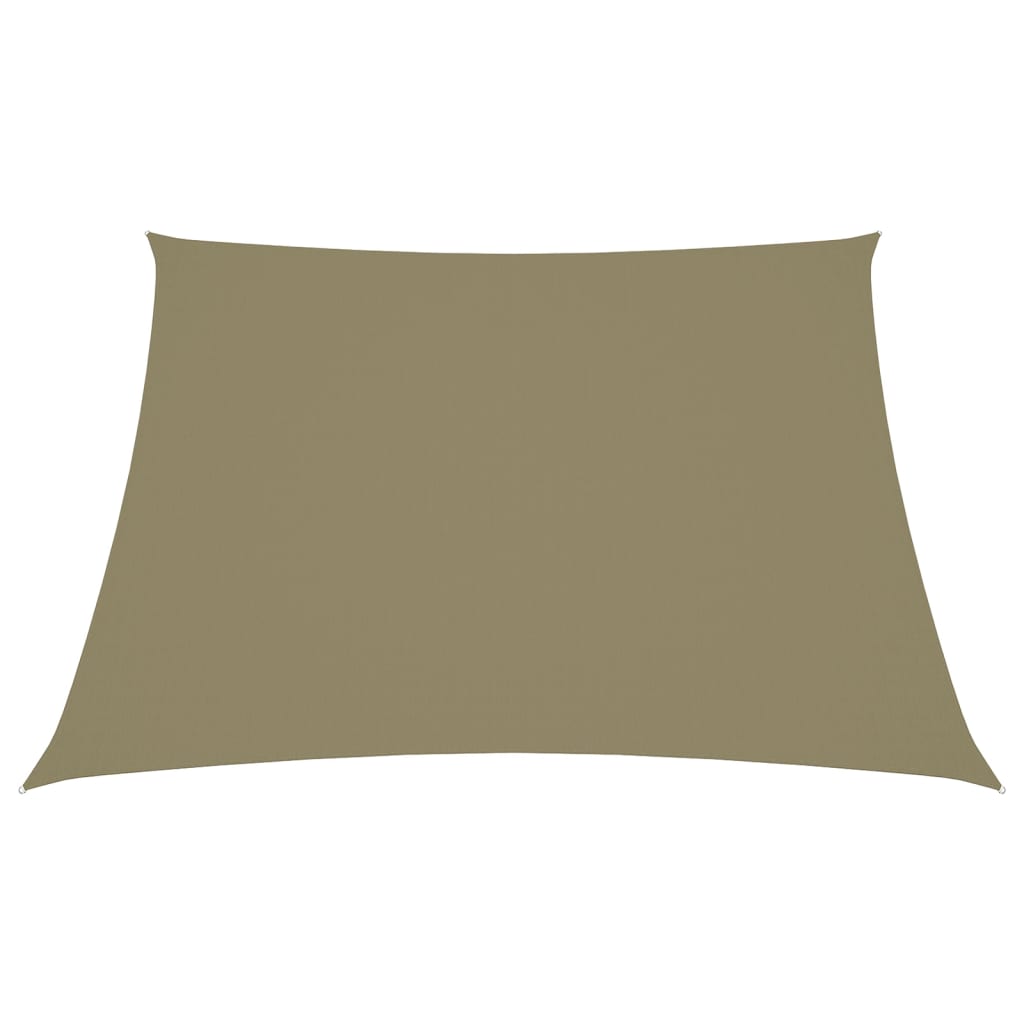 Sunshade Sail Oxford Fabric Trapezium 3/5x4 m Beige