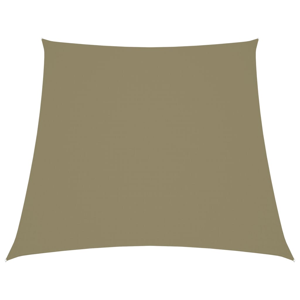 Sunshade Sail Oxford Fabric Trapezium 4/5x4 m Beige