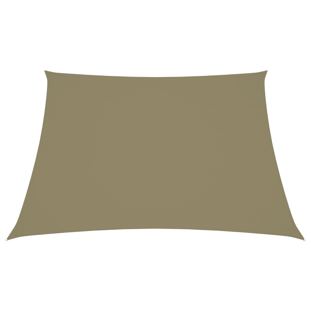 Sunshade Sail Oxford Fabric Trapezium 4/5x4 m Beige