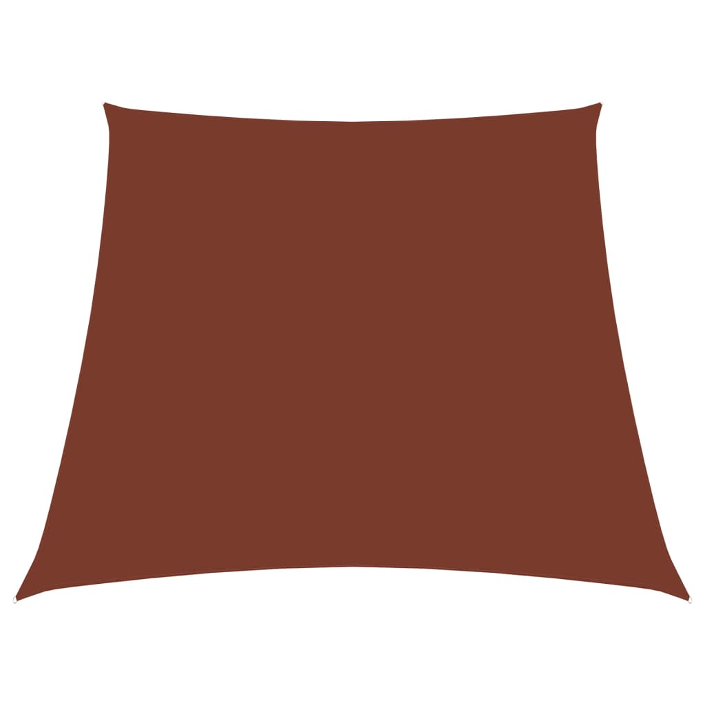 Sunshade Sail Oxford Fabric Trapezium 3/4x3 m Terracotta