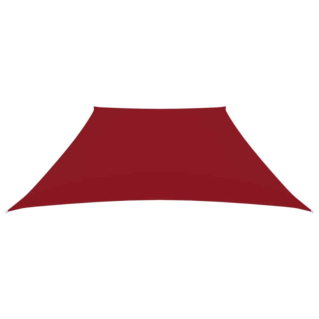 Sunshade Sail Oxford Fabric Trapezium 2/4x3 m Red