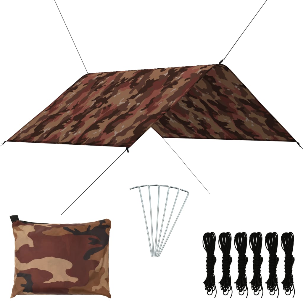 Outdoor Tarp 3x2.85 m Camouflage