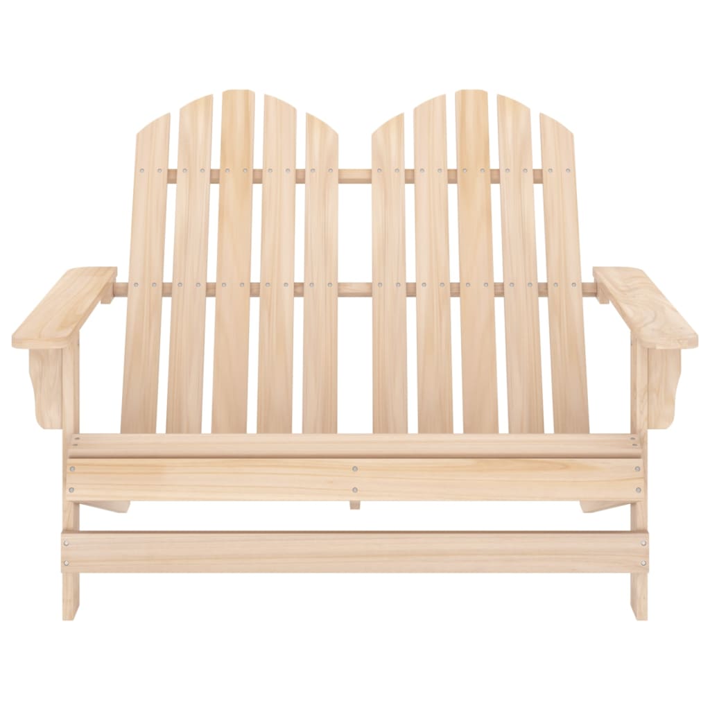 2-Seater Garden Adirondack Chair Solid Fir Wood