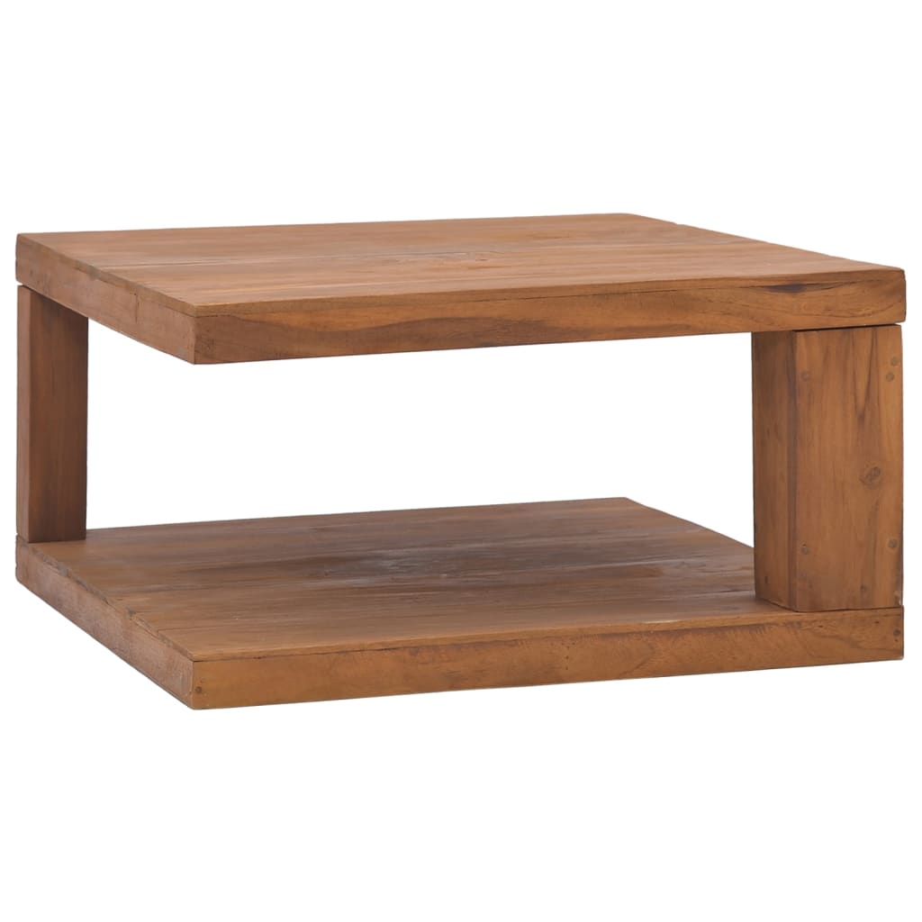 Coffee Table 65x65x33 cm Solid Teak Wood