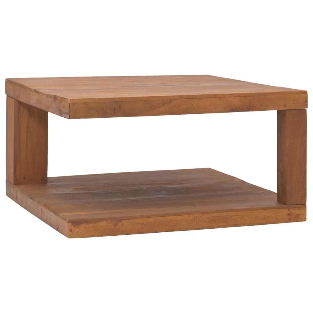 Coffee Table 65x65x33 cm Solid Teak Wood