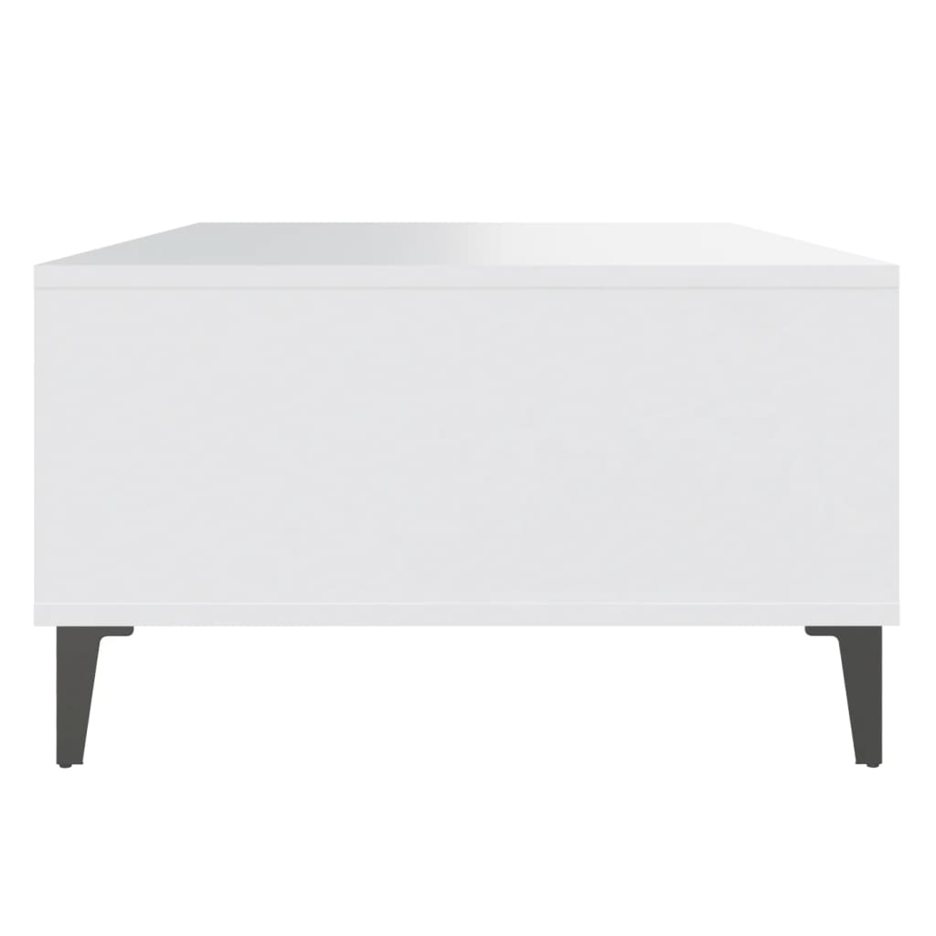 Coffee Table White 103.5x60x35 cm Engineered Wood