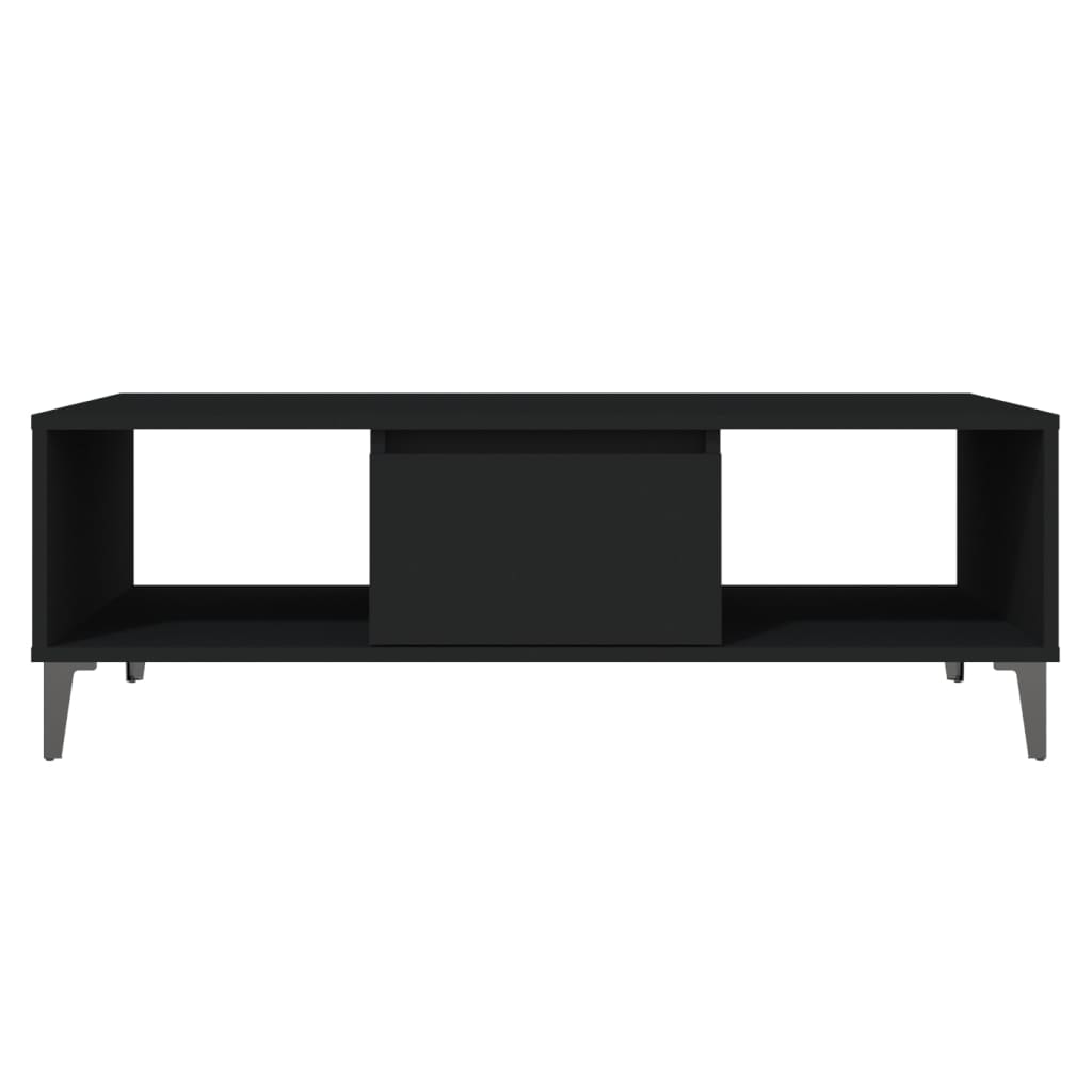 Coffee Table Black 103.5x60x35 cm Engineered Wood