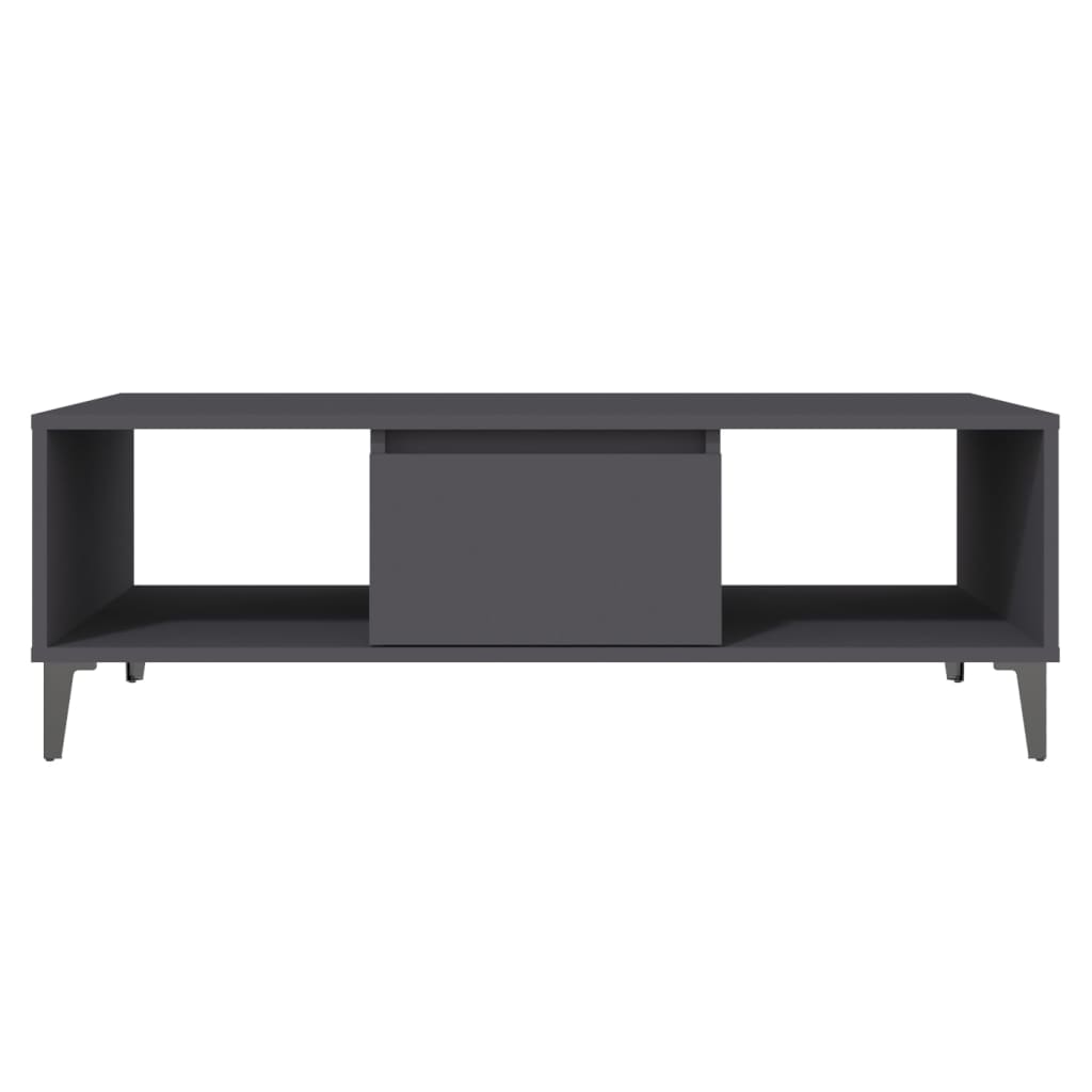 Coffee Table Grey 103.5x60x35 cm Engineered Wood