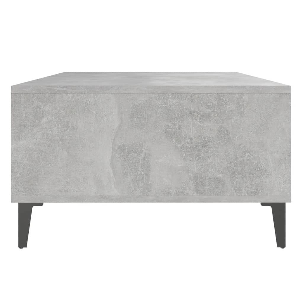 Coffee Table Concrete Grey 103.5x60x35 cm Engineered Wood