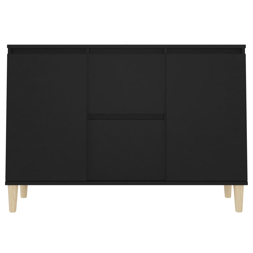 Sideboard Black 101x35x70 cm Engineered Wood