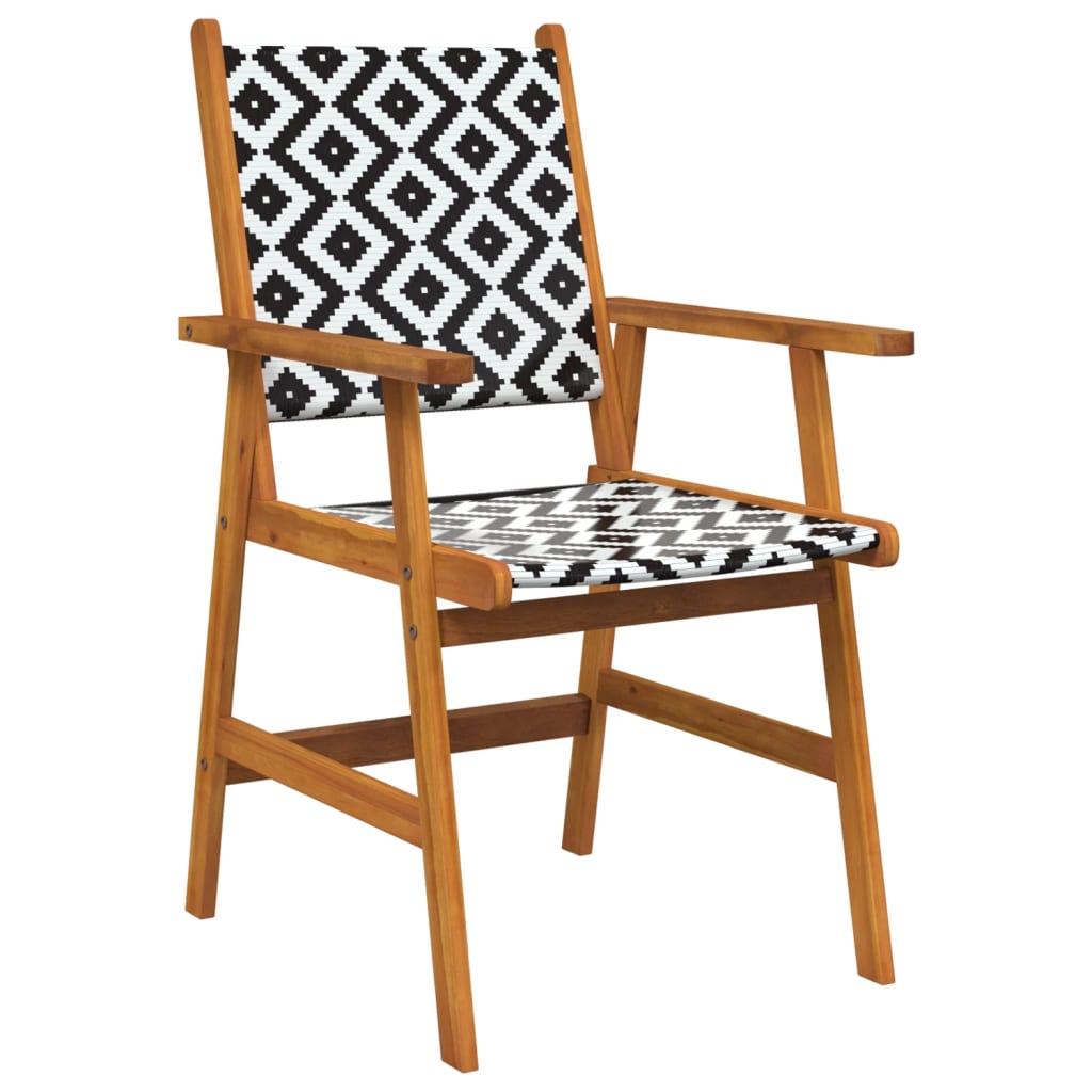 Garden Chairs 2 pcs Solid Acacia Wood