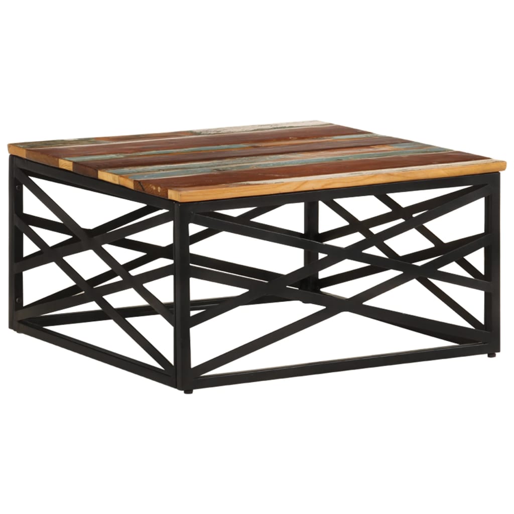 Coffee Table 68x68x35 cm Solid Reclaimed Wood