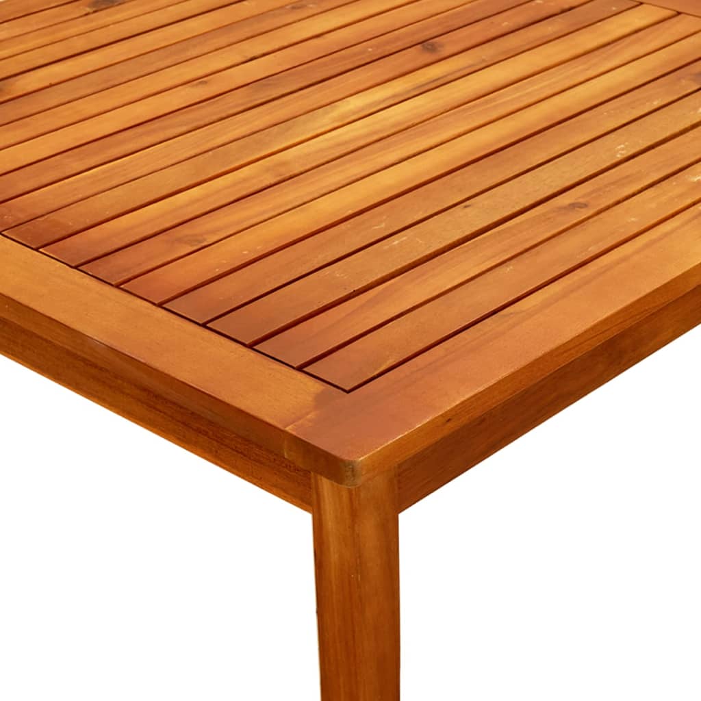 Garden Coffee Table 85x85x45 cm Solid Acacia Wood