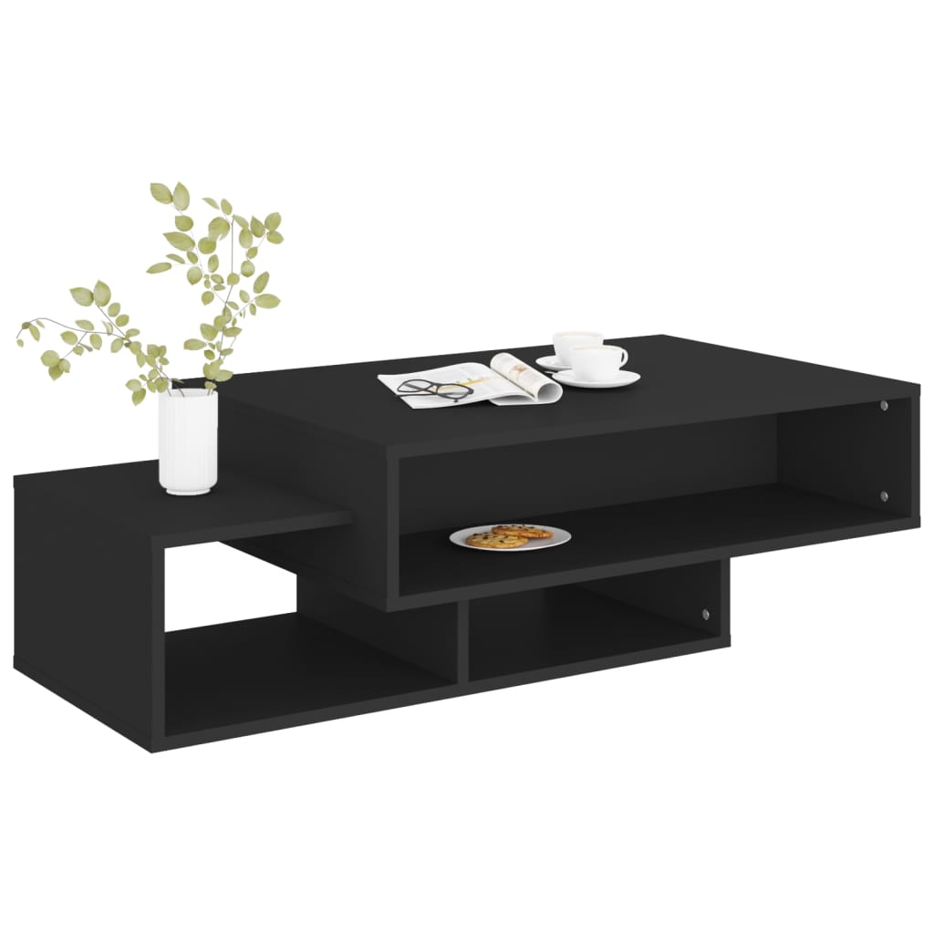 Coffee Table Black 105x55x32 cm Engineered Wood