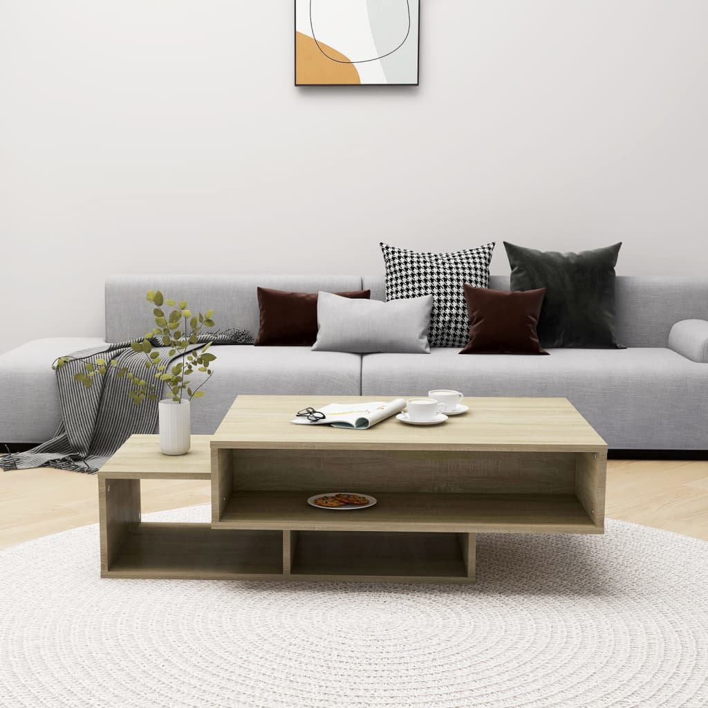 Coffee Table Sonoma Oak 105x55x32 cm Engineered Wood