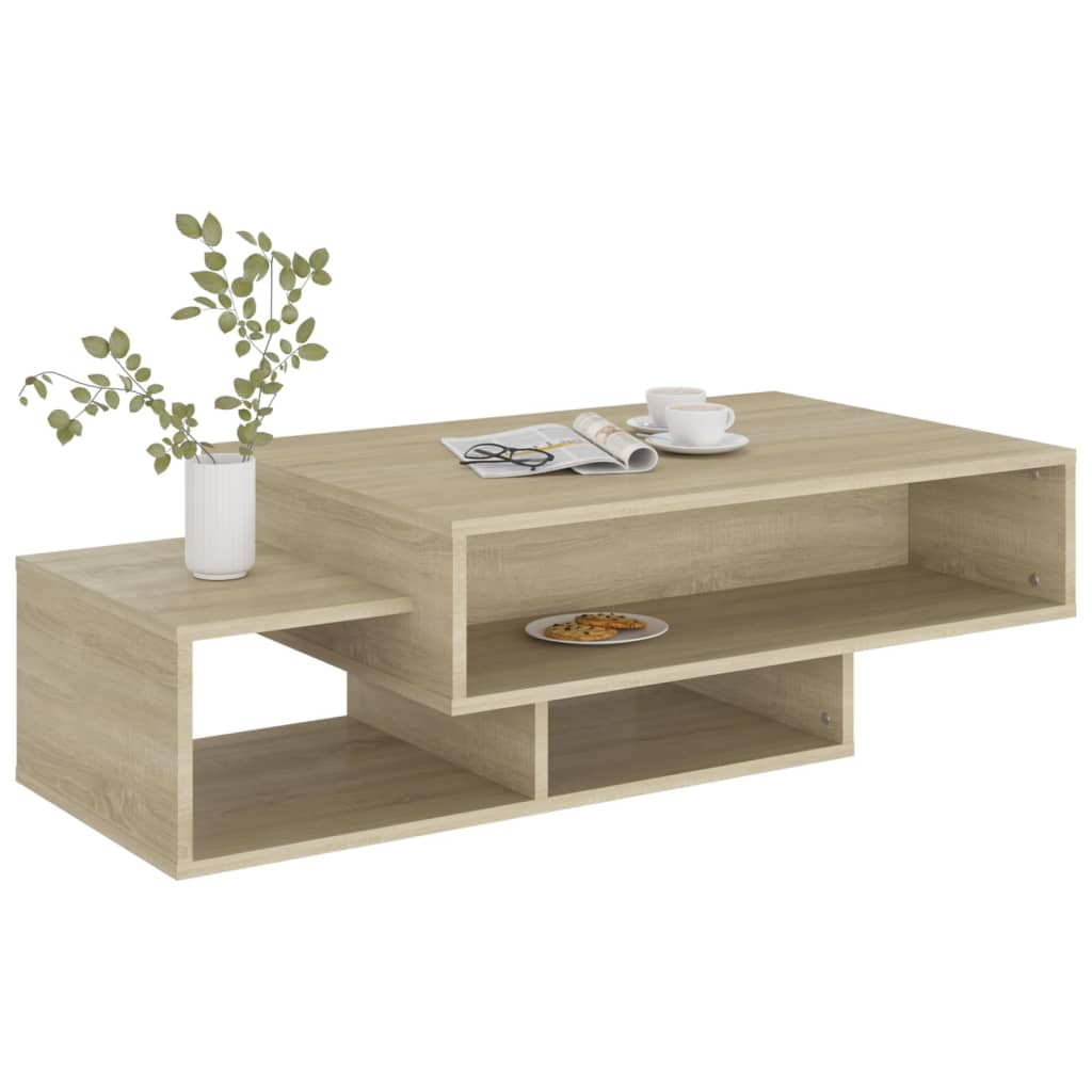 Coffee Table Sonoma Oak 105x55x32 cm Engineered Wood