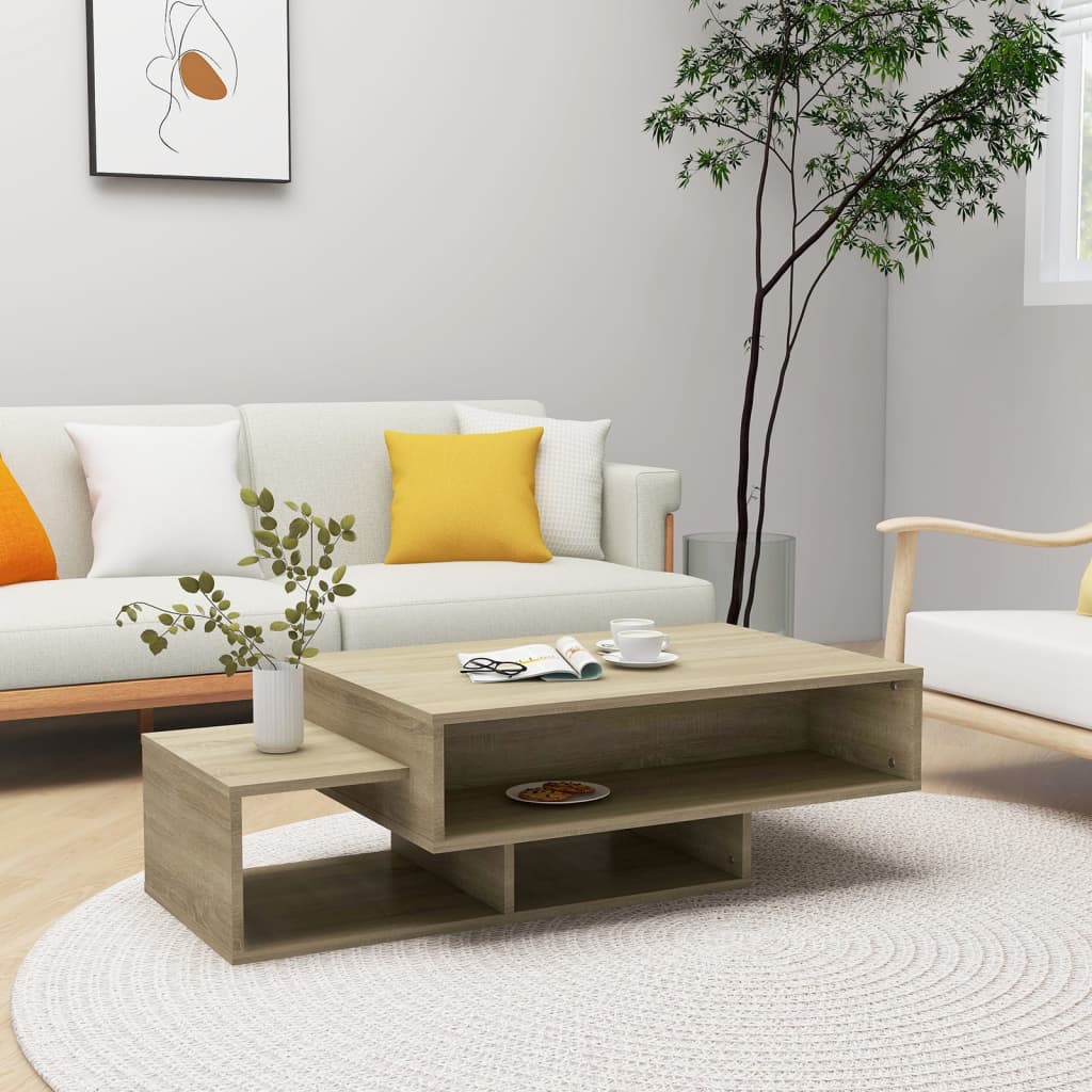 Coffee Table Sonoma Oak 105x55x32 cm Engineered Wood