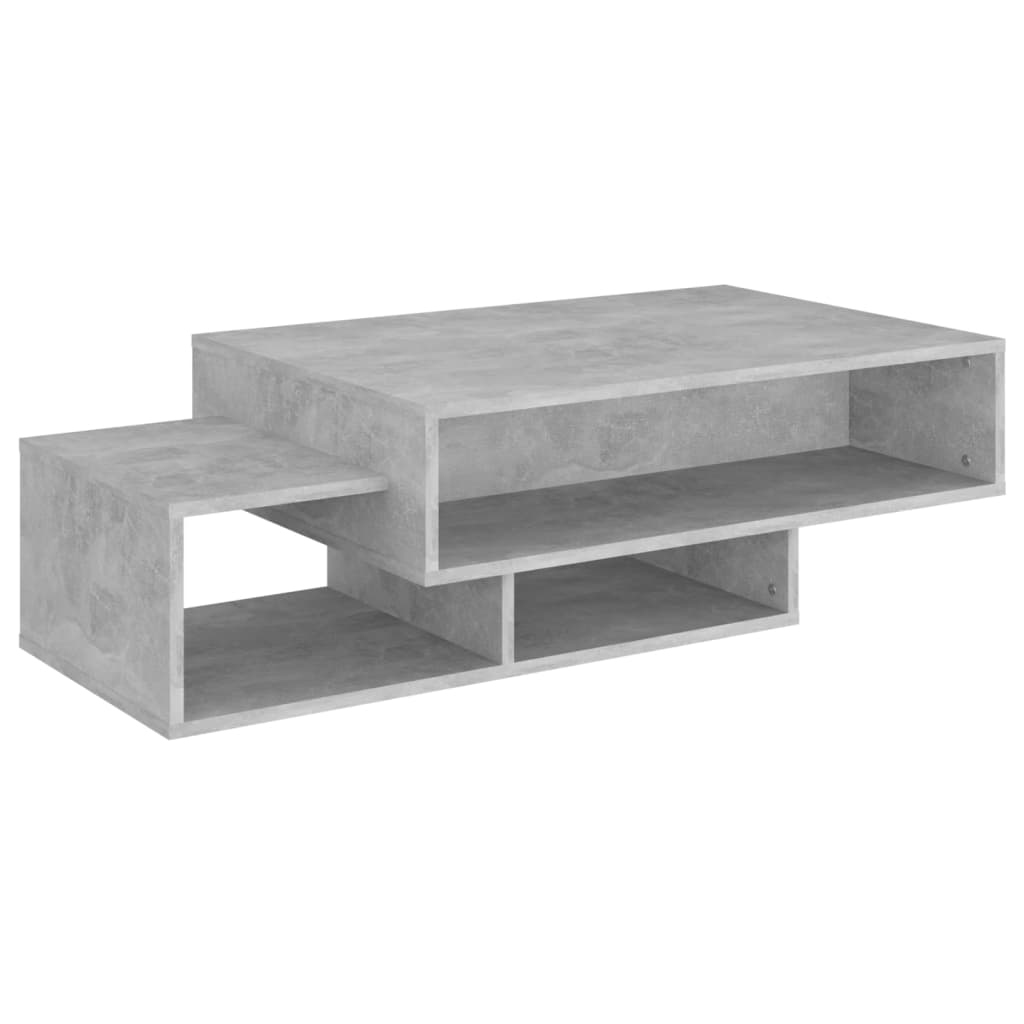 Coffee Table Concrete Grey 105x55x32 cm Engineered Wood